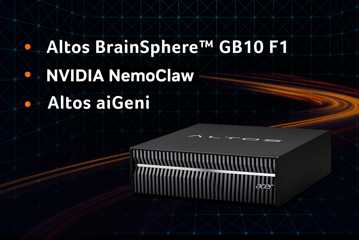 The Future of On-prem AI: OpenClaw on Altos BrainSphere™ GB10 F1